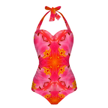 Afbeelding in Gallery-weergave laden, Reina 2 Women&#39;s Halterneck One Piece Swimsuit