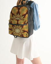 Afbeelding in Gallery-weergave laden, Wood Gold 1 Small Canvas Backpack
