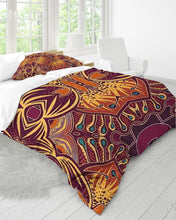 Afbeelding in Gallery-weergave laden, Temple 5 Queen Duvet Cover Set