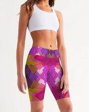 Afbeelding in Gallery-weergave laden, Origami 1 Women&#39;s Mid-Rise Bike Shorts