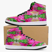 Indlæs billede til gallerivisning 209. High-Top Leather Sneakers - White / Black