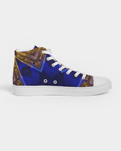Afbeelding in Gallery-weergave laden, Lapiz Gold 1 Women&#39;s Hightop Canvas Shoe