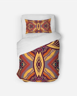 Temple 4 Twin Duvet Cover Set