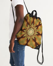 Carica l&#39;immagine nel visualizzatore di Gallery, Wood Gold 1 Canvas Drawstring Bag