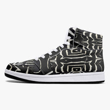 Afbeelding in Gallery-weergave laden, 209. High-Top Leather Sneakers - White / Black