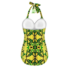 Indlæs billede til gallerivisning Ganjija 6 Women&#39;s Halterneck One Piece Swimsuit