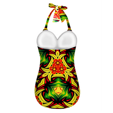 Load image into Gallery viewer, Fiesta 4 Women&#39;s Halterneck One Piece Swimsuit