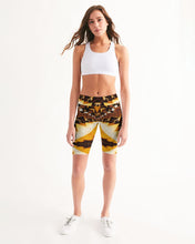 Afbeelding in Gallery-weergave laden, Melange 1 Women&#39;s Mid-Rise Bike Shorts