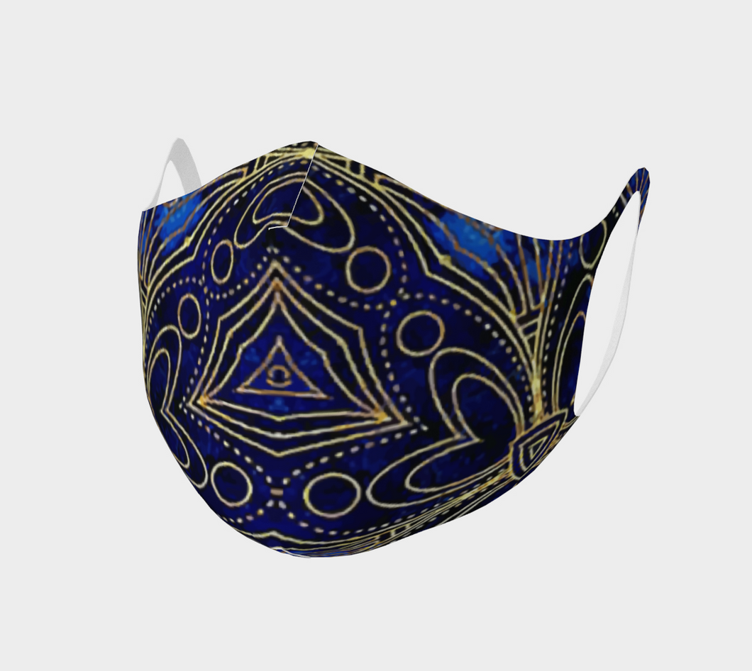 Lapis Gold 19 Poly Knit Mask