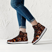 Afbeelding in Gallery-weergave laden, 209. High-Top Leather Sneakers - White / Black