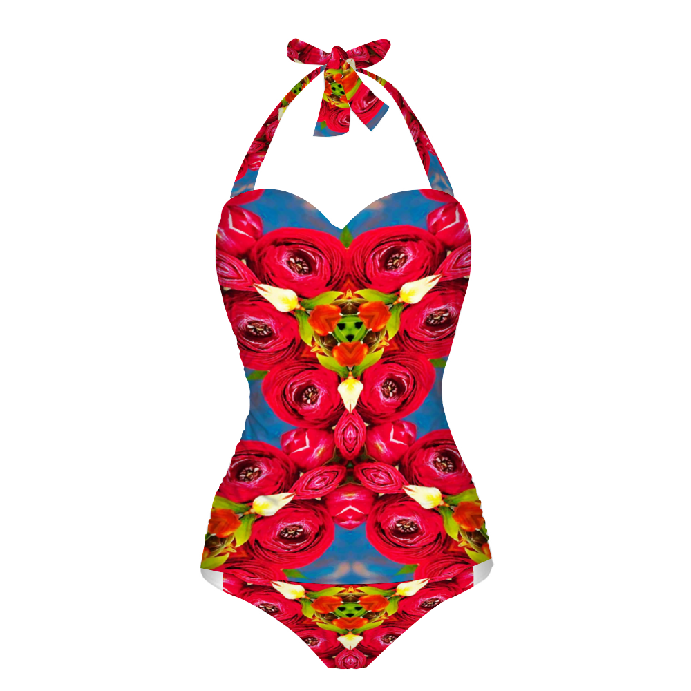 Amera 1 Women's Halterneck One Piece Swimsuit