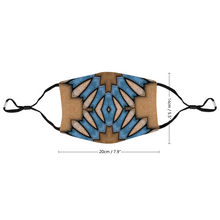 Cargar imagen en el visor de la galería, Blue Sand Face Mouth Mask