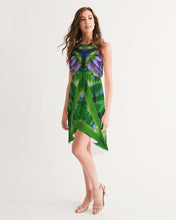 Afbeelding in Gallery-weergave laden, Green Tara 1 Women&#39;s High-Low Halter Dress