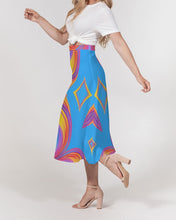 Afbeelding in Gallery-weergave laden, Turquella 1 Women&#39;s A-Line Midi Skirt