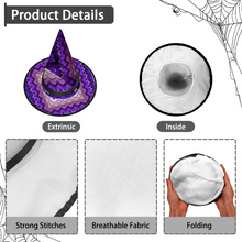 Load image into Gallery viewer, Amethyst 1 Custom Halloween Witch Hat for Cosplay Party Personalized Hat