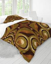 Cargar imagen en el visor de la galería, Wood Gold 3 King Duvet Cover Set