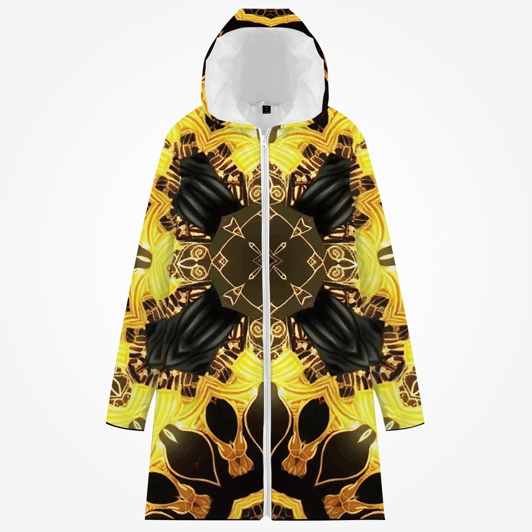 251. Long Type Cotton-pad Zipper-up Hoodie