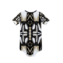 Afbeelding in Gallery-weergave laden, Custom All Over Print Baby&#39;s Short Sleeve Romper Jumpsuit