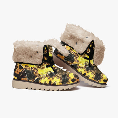 477. Cotton-pad Fur Lining Boots