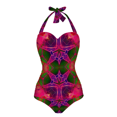 Viva 1 Women's Halterneck One Piece Swimsuit
