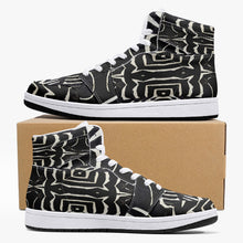 Afbeelding in Gallery-weergave laden, 209. High-Top Leather Sneakers - White / Black