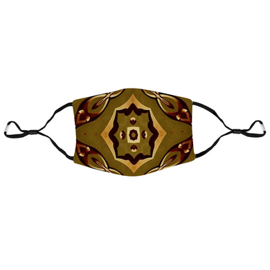 Woodcut 6 Face Mouth Mask