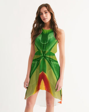 Jungle 2 Women's High-Low Halter Dress