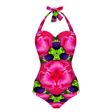 Load image into Gallery viewer, Nona 1 Women&#39;s Halterneck One Piece Swimsuit
