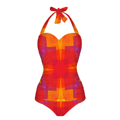 Leila 4 Women's Halterneck One Piece Swimsuit