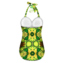 Afbeelding in Gallery-weergave laden, Ganjija 8 Women&#39;s Halterneck One Piece Swimsuit