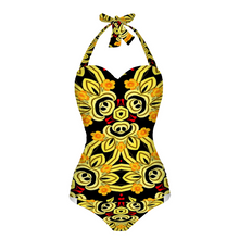 Load image into Gallery viewer, Fiesta 2 Women&#39;s Halterneck One Piece Swimsuit