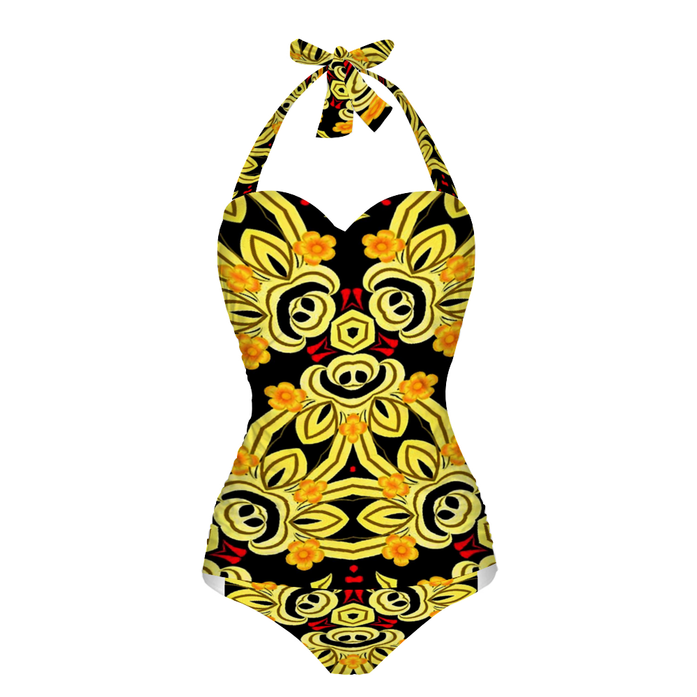 Fiesta 2 Women's Halterneck One Piece Swimsuit