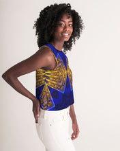 Afbeelding in Gallery-weergave laden, Lapiz Gold 1 Women&#39;s Cropped Tank