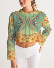 Carica l&#39;immagine nel visualizzatore di Gallery, ostara24 Women&#39;s Cropped Sweatshirt