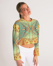 Carica l&#39;immagine nel visualizzatore di Gallery, ostara24 Women&#39;s Cropped Sweatshirt