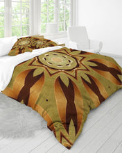 Cargar imagen en el visor de la galería, Wood Gold 1 King Duvet Cover Set