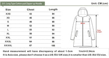 Load image into Gallery viewer, 251. Long Type Cotton-pad Zipper-up Hoodie