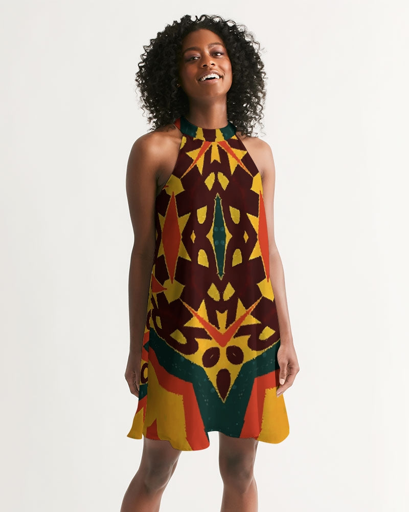 groove19 Women's Halter Dress