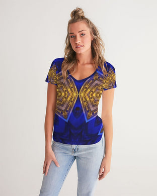 Lapiz Gold 1 Women's V-Neck Tee