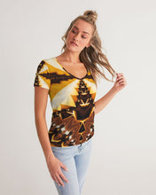 Afbeelding in Gallery-weergave laden, Melange 1 Women&#39;s V-Neck Tee