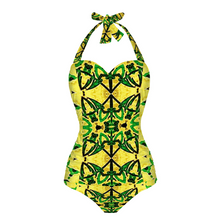 Indlæs billede til gallerivisning Ganjija 6 Women&#39;s Halterneck One Piece Swimsuit
