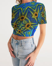 Afbeelding in Gallery-weergave laden, Azura 1 Women&#39;s Twist-Front Cropped Tee