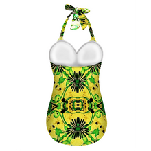 Afbeelding in Gallery-weergave laden, Ganjija 3 Women&#39;s Halterneck One Piece Swimsuit