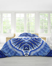 Afbeelding in Gallery-weergave laden, Lapis Snow 1 King Duvet Cover Set