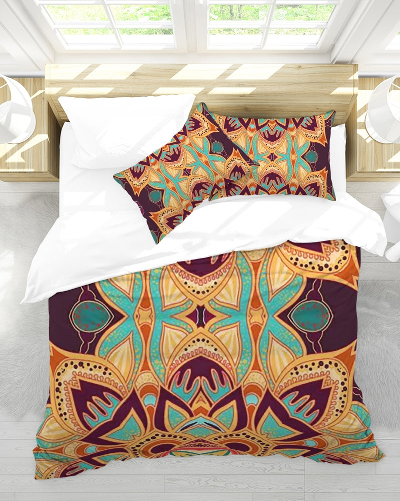 Aqua 3 Queen Duvet Cover Set