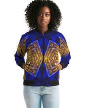 Afbeelding in Gallery-weergave laden, Lapiz Gold 1 Women&#39;s Bomber Jacket