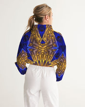 Afbeelding in Gallery-weergave laden, Lapiz Gold 1 Women&#39;s Cropped Windbreaker