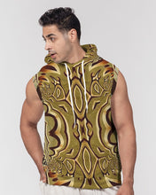 Afbeelding in Gallery-weergave laden, Wood Gold 2 Men&#39;s Premium Heavyweight Sleeveless Hoodie