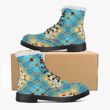 Load image into Gallery viewer, 241. Faux Fur Leather Boots