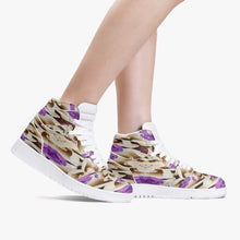 Load image into Gallery viewer, 236. New High-Top Leather Sneakers - White